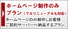 ホームページ制作のみプラン